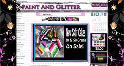 Desktop Screenshot of paintandglitter.com