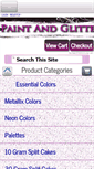 Mobile Screenshot of paintandglitter.com